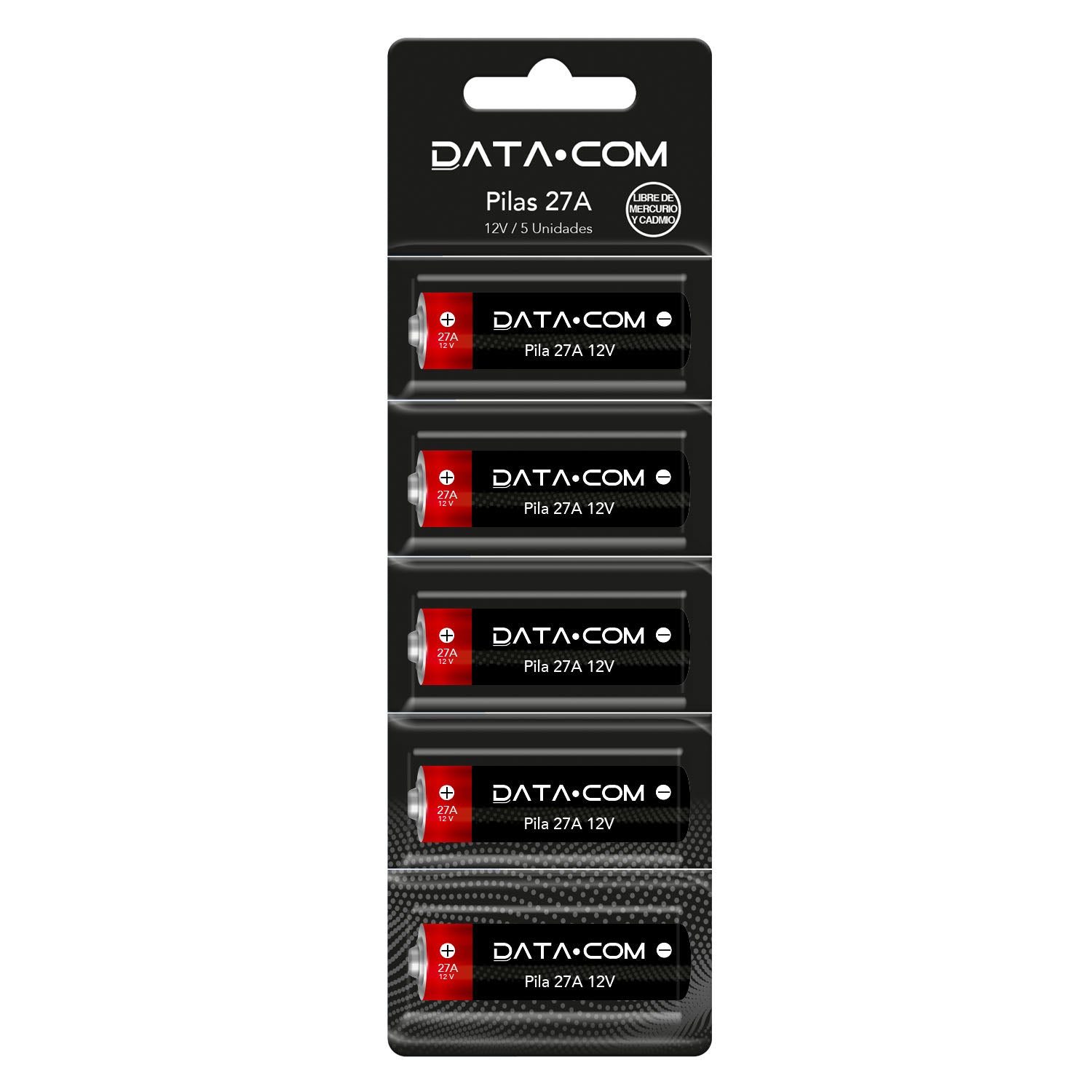 Pila 27A 12V 5 Unidades | Datacom